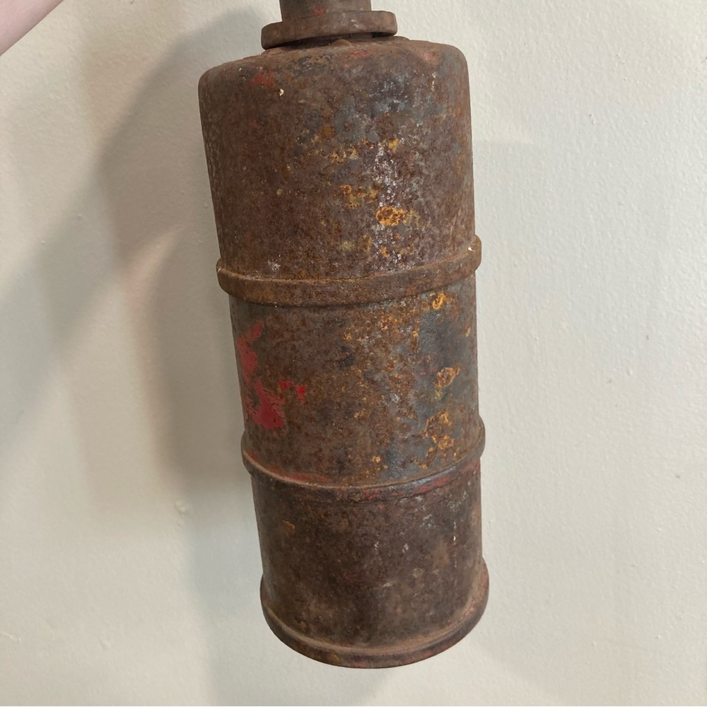 3 Vintage Bolser Corporation Roadside Flares Rusty Metal Decor Stackable - Picture 12 of 15
